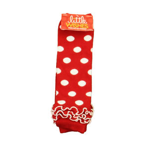 Little Wishes Girls Red | White Accessory size: 0-12 Months